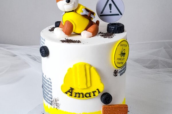 Under construction cake